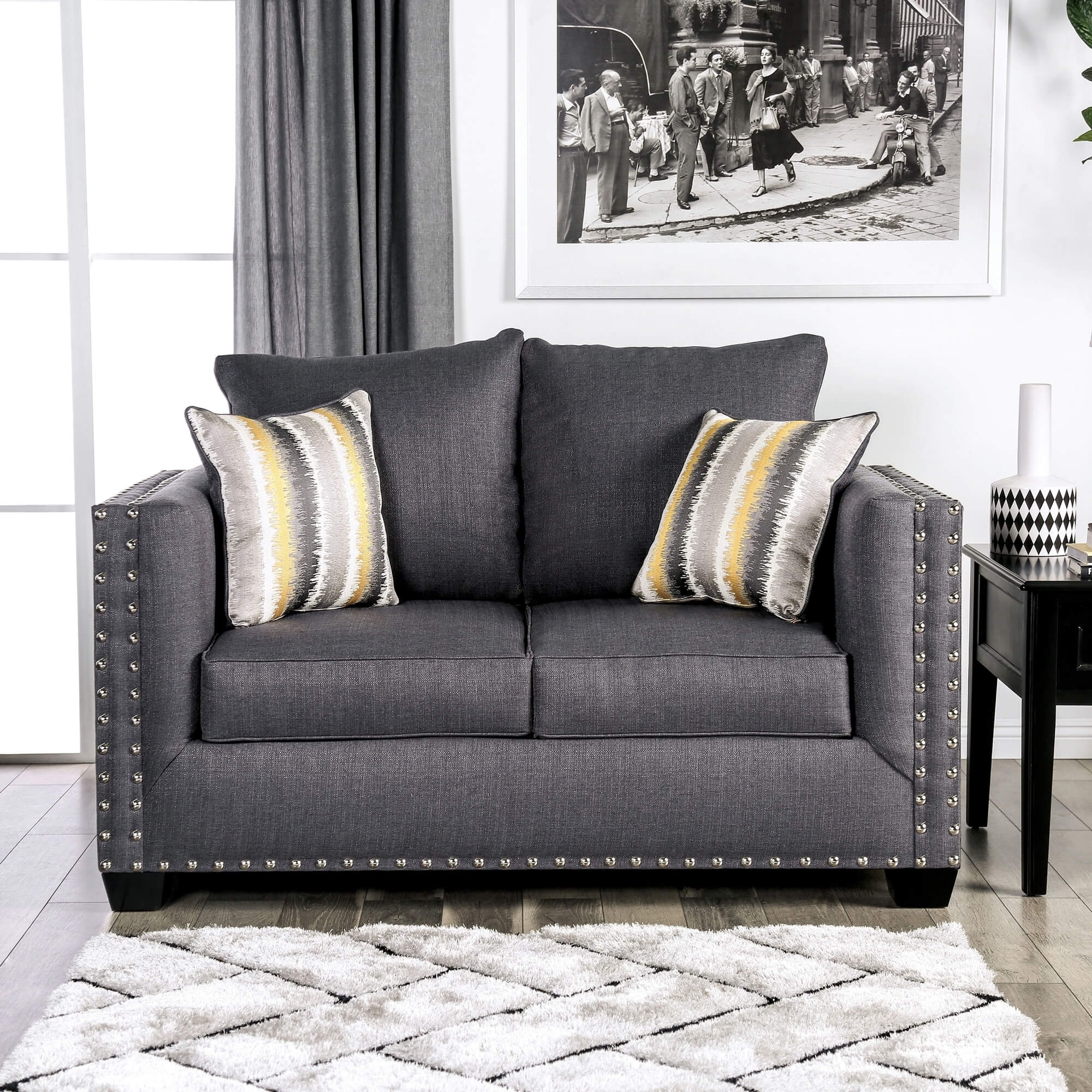 Inkom Fabric Living Room Set