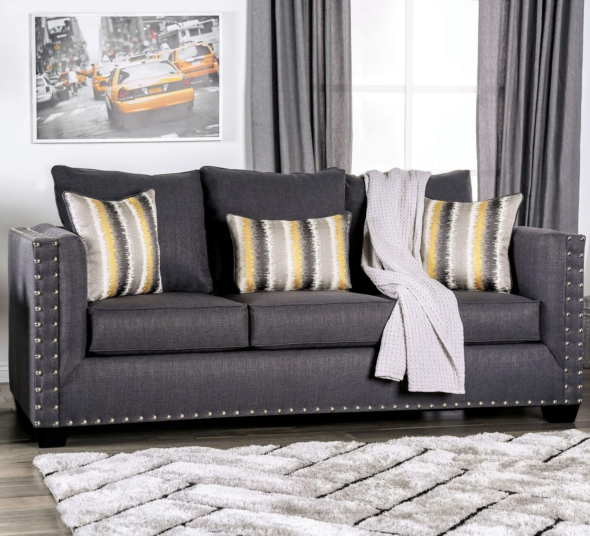 Inkom Fabric Living Room Set