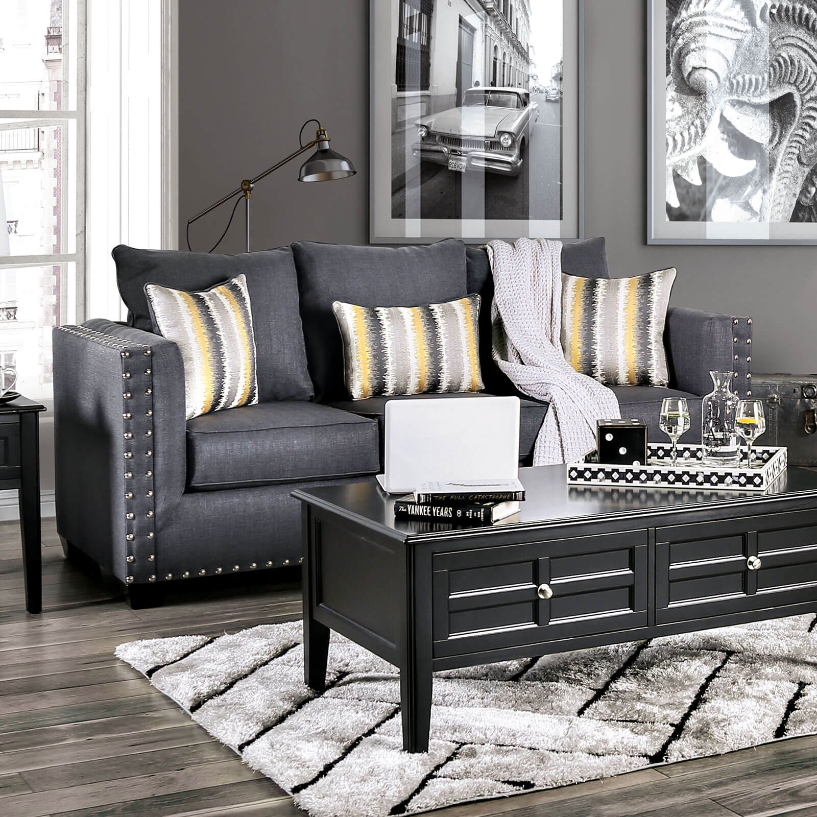 Inkom Fabric Living Room Set
