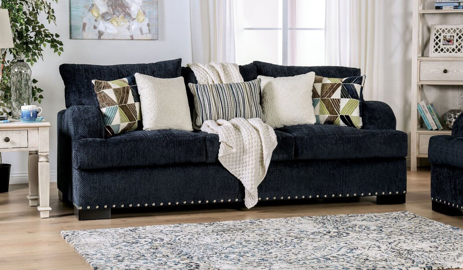 Zayla Fabric Living Room Set