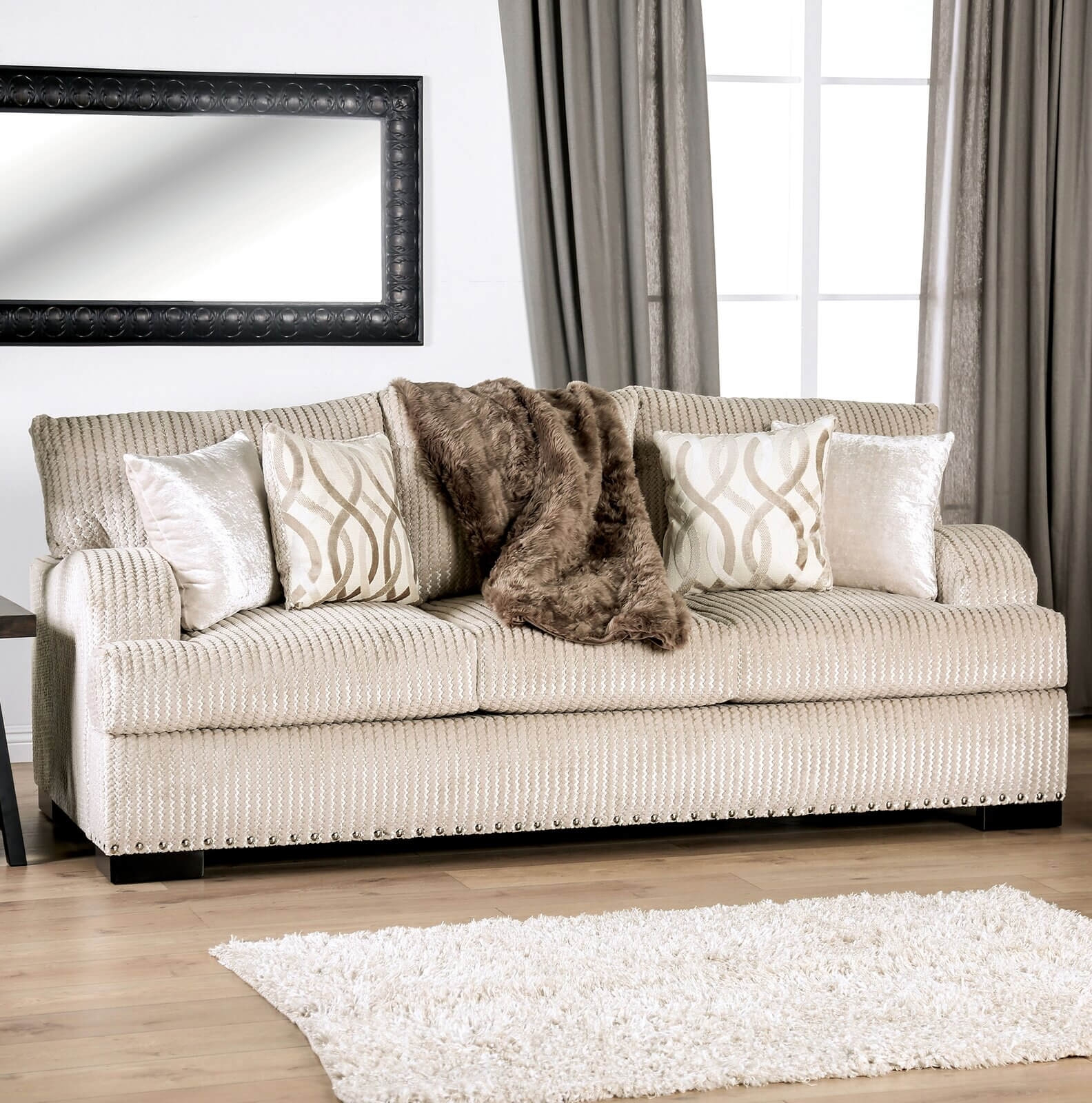 Zayla Fabric Living Room Set