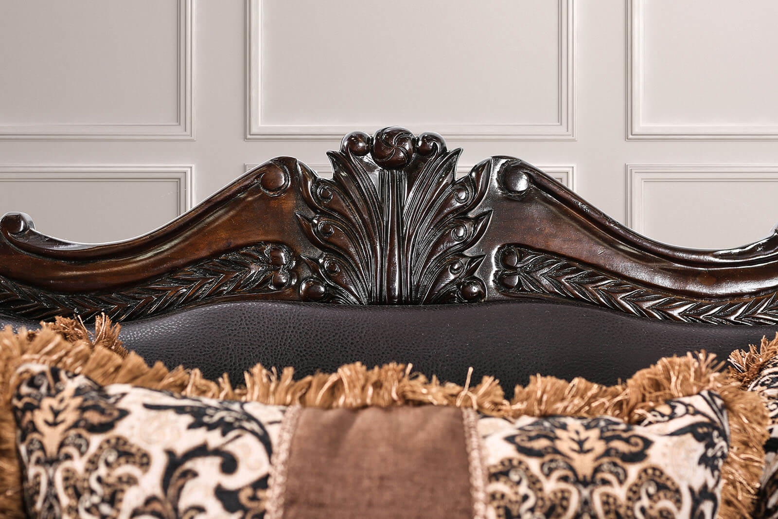 Jamael Fabric/Wood Living Room Set
