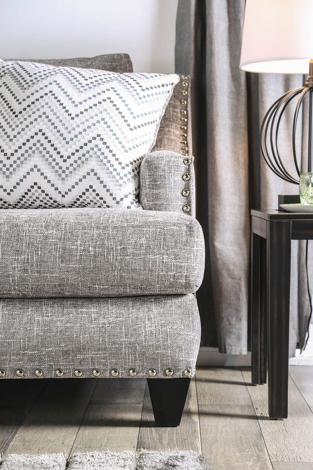 Erika Linen Fabric Loveseat