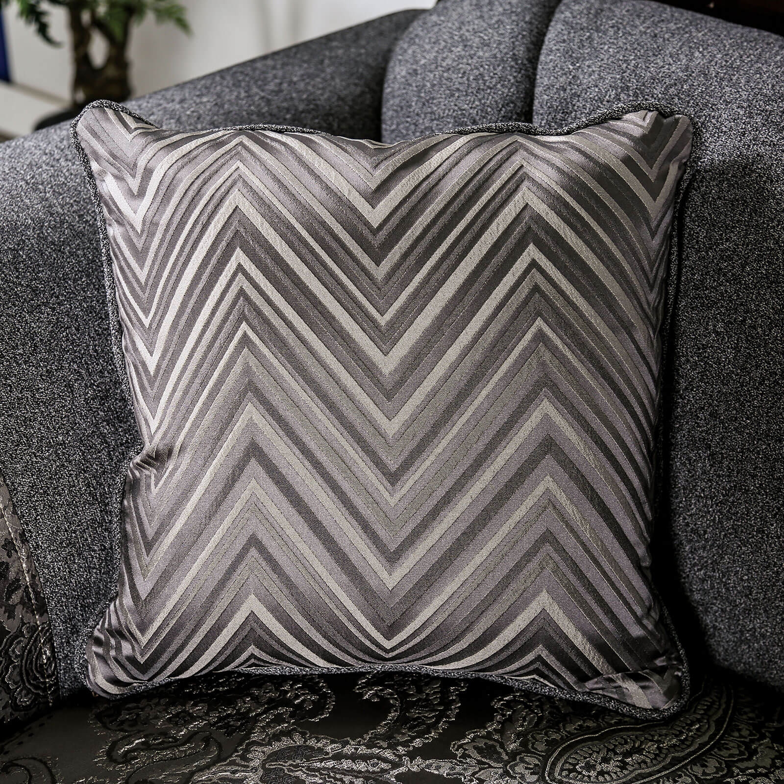 Newdale Fabric/Wood Loveseat
