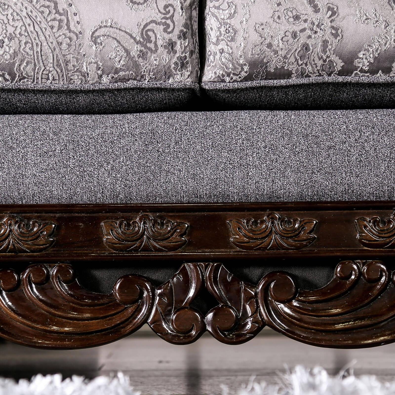 Newdale Fabric/Wood Living Room Set