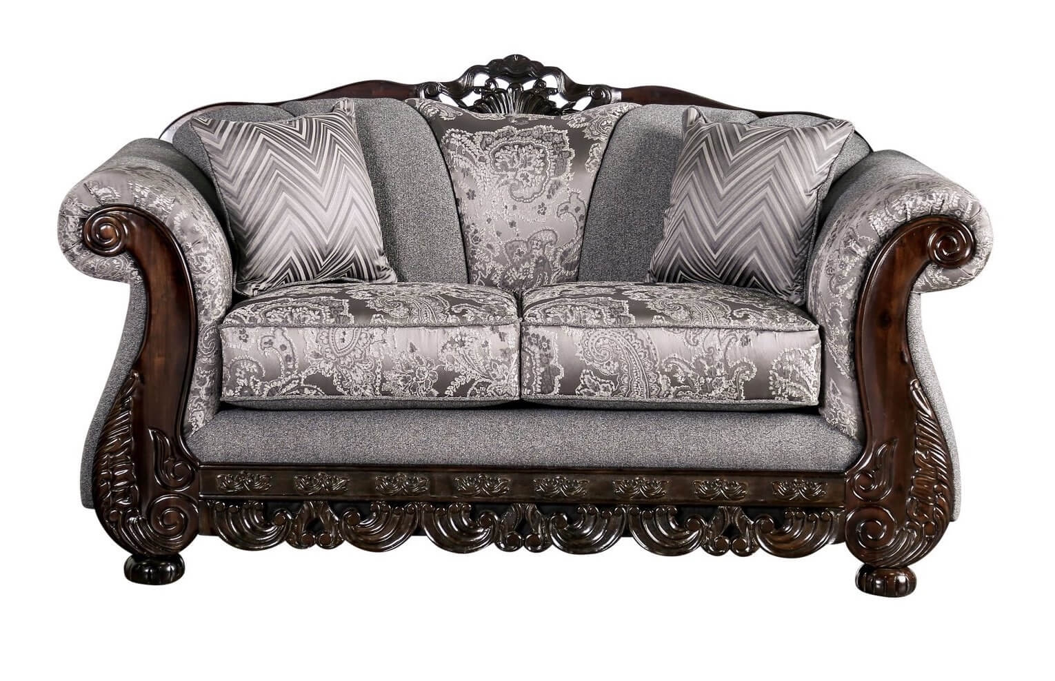 Newdale Fabric/Wood Living Room Set