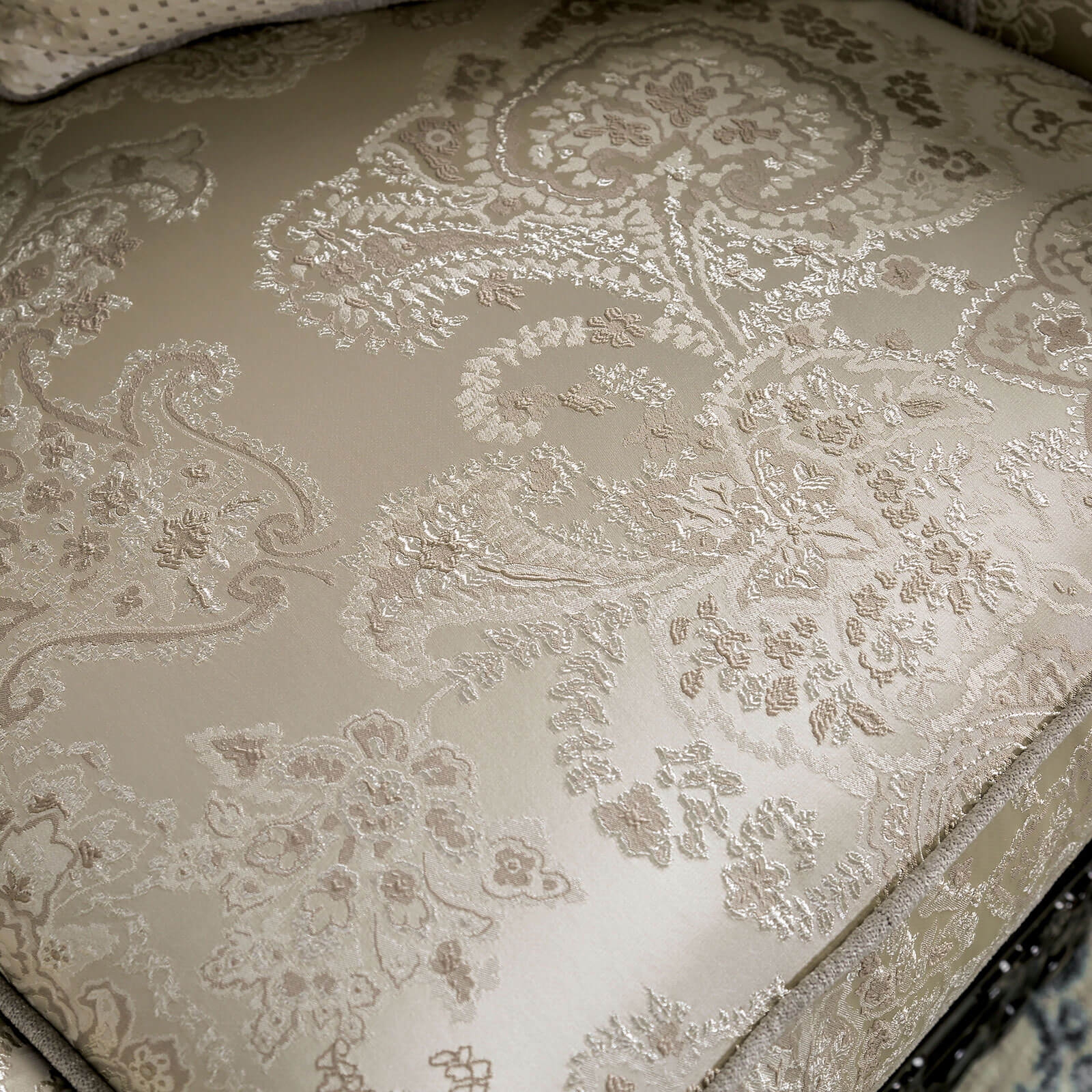 Newdale Chenille Fabric/Wood Sofa