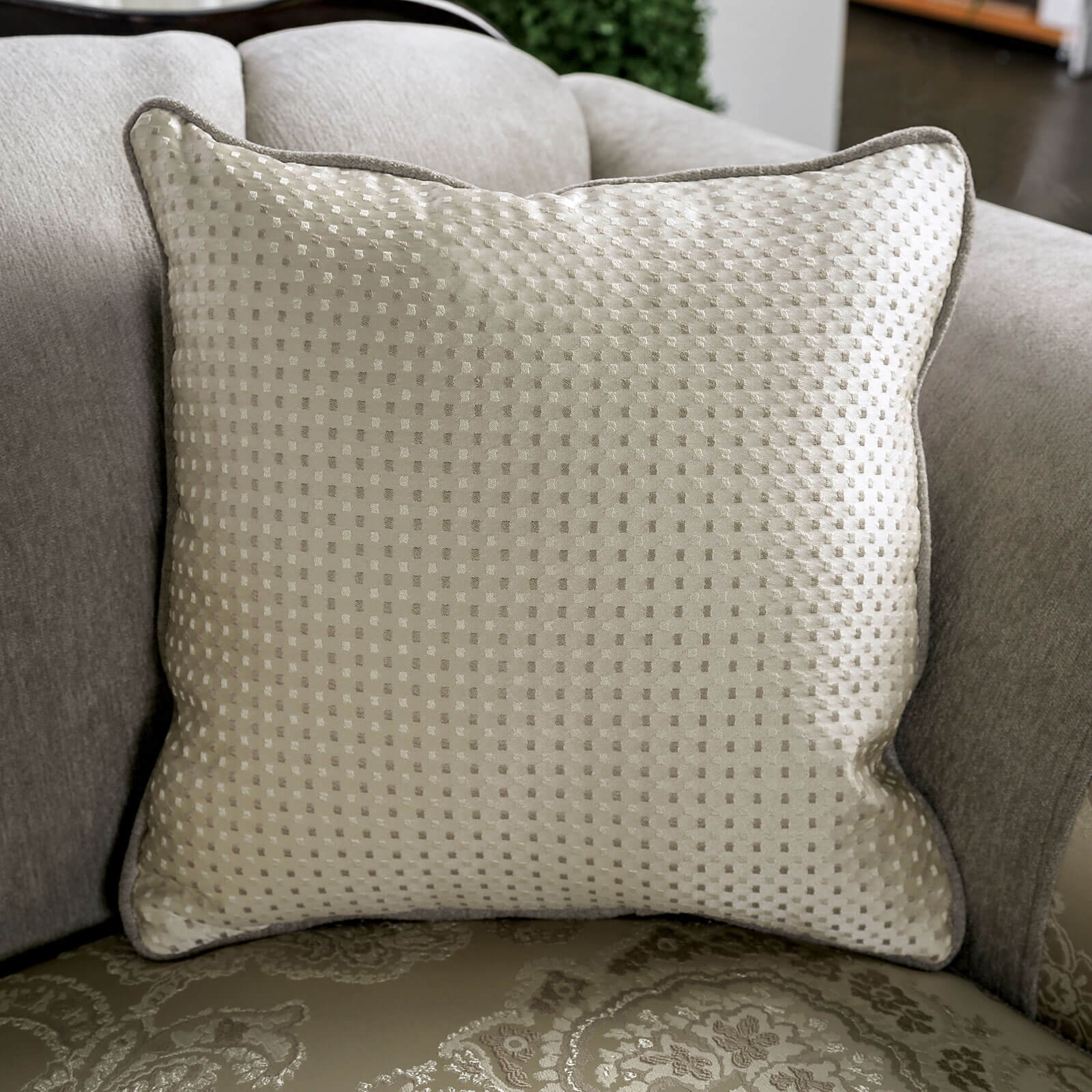 Newdale Fabric/Wood Loveseat