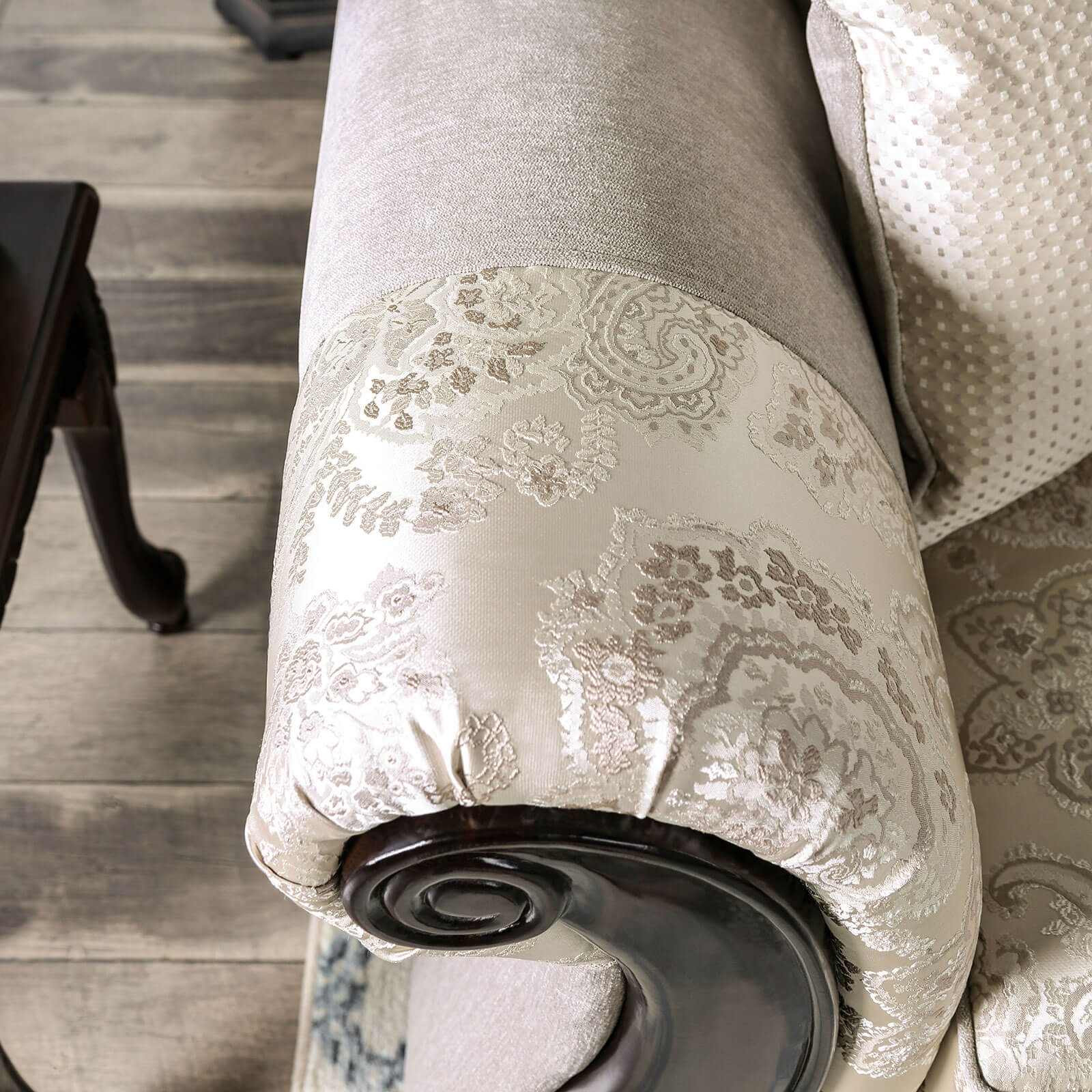 Newdale Fabric/Wood Living Room Set