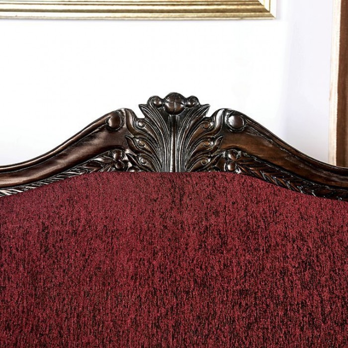 Matteo Chenille Fabric Wood Sofa