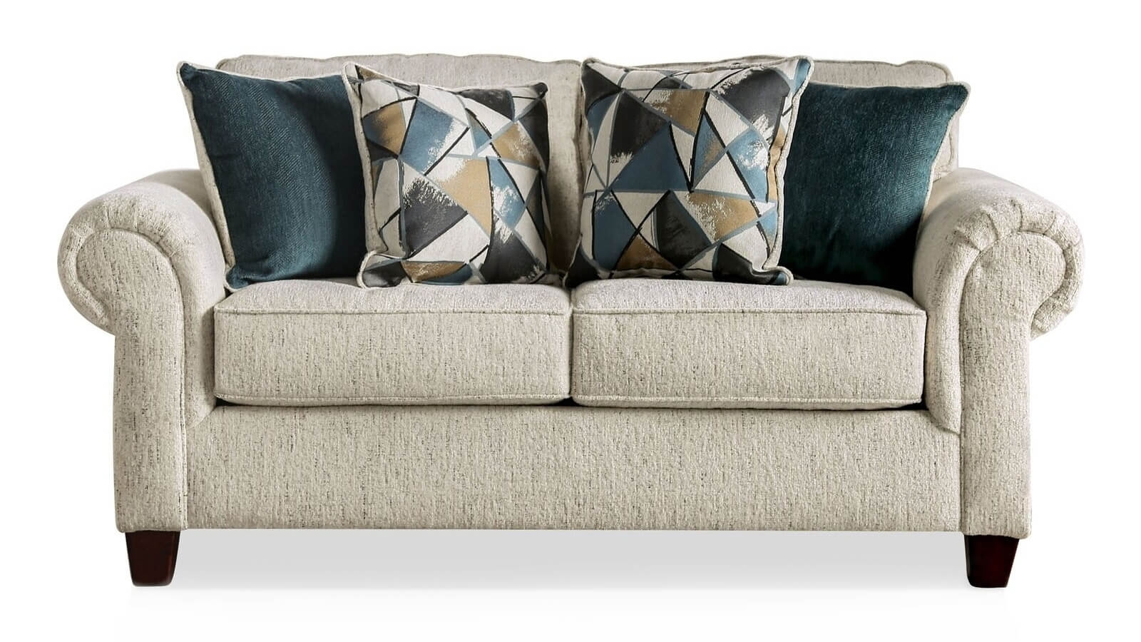 Delgada Chenille Fabric Loveseat