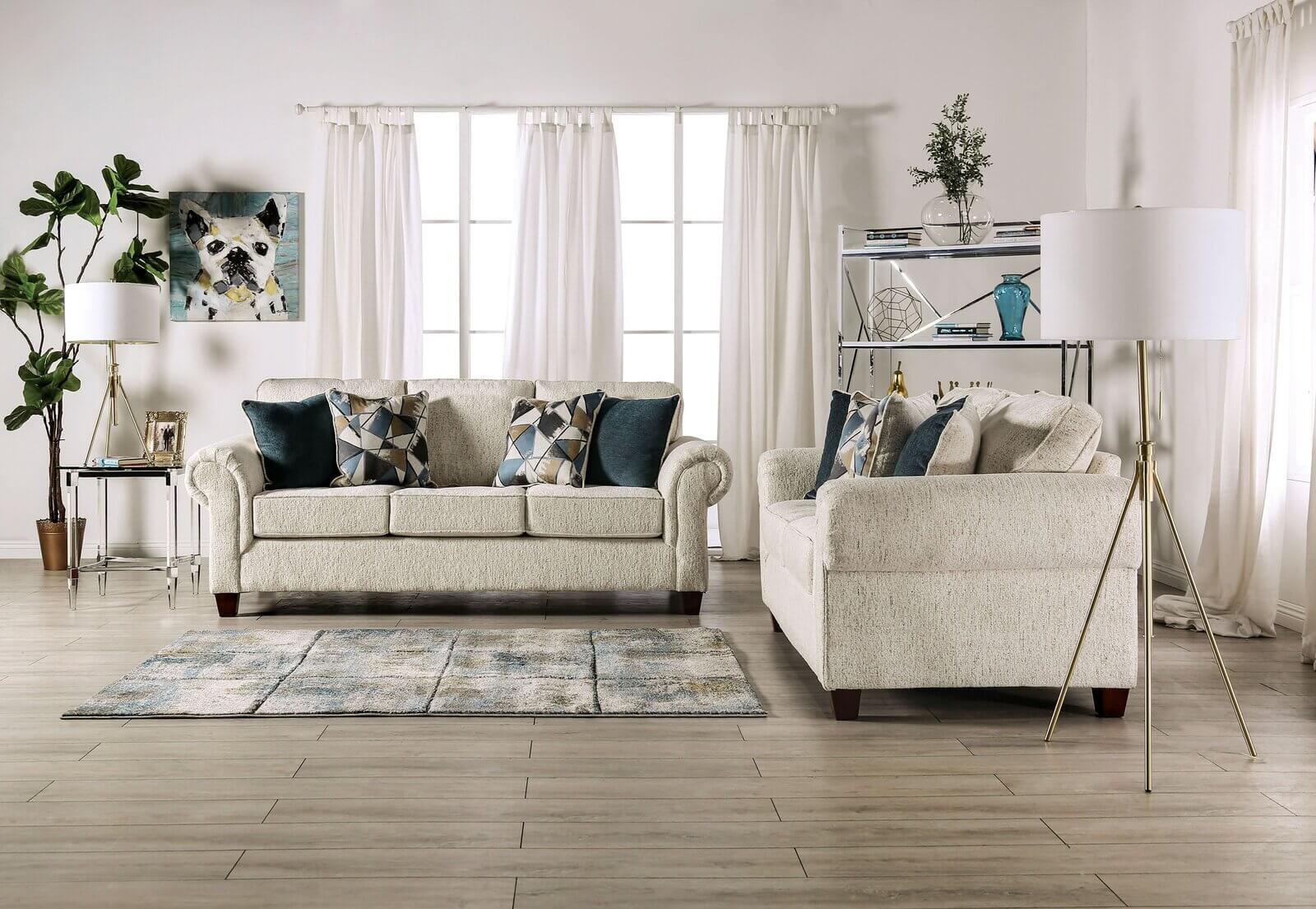 Delgada Fabric Living Room Set