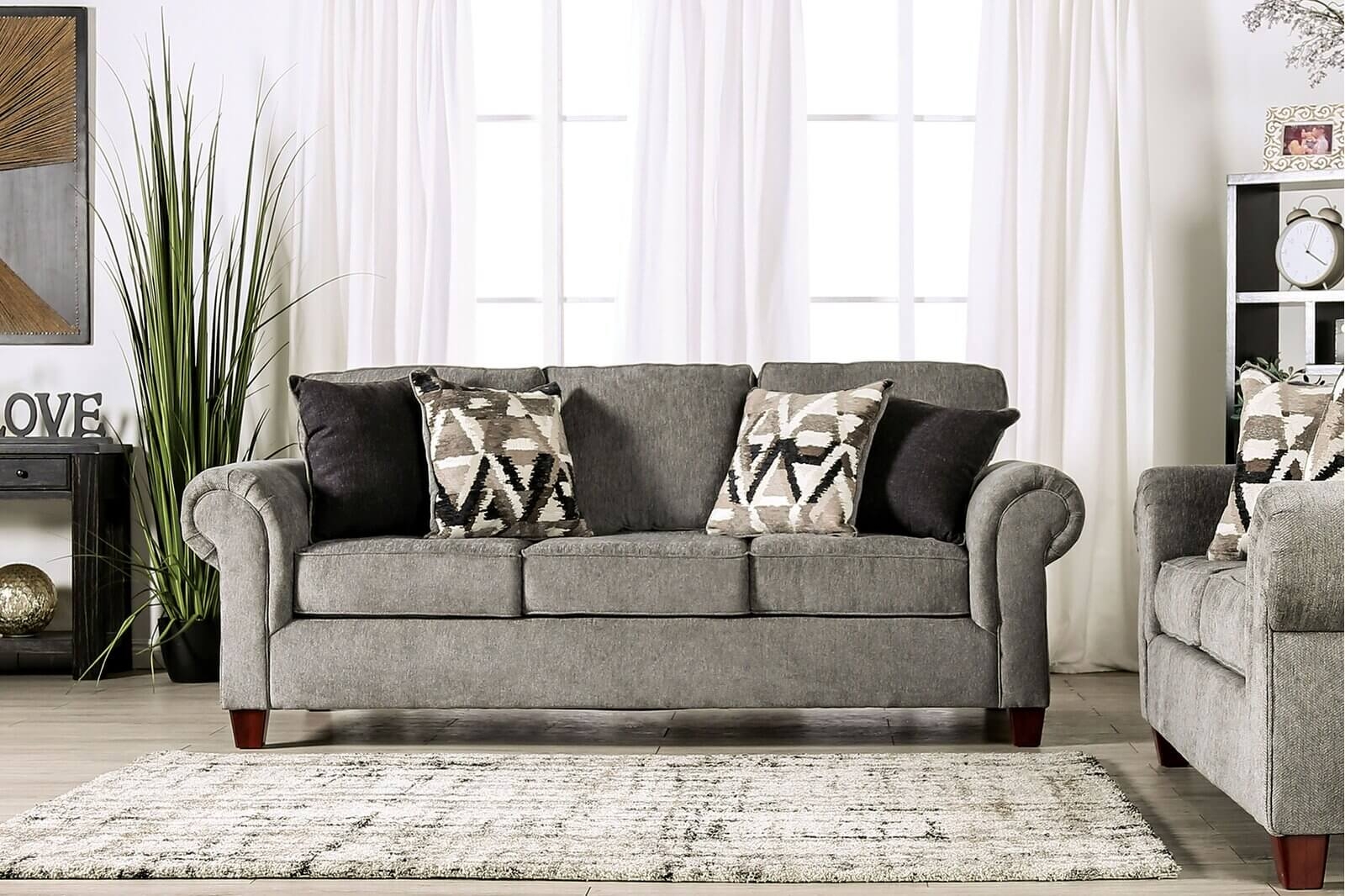 Delgada Fabric Living Room Set