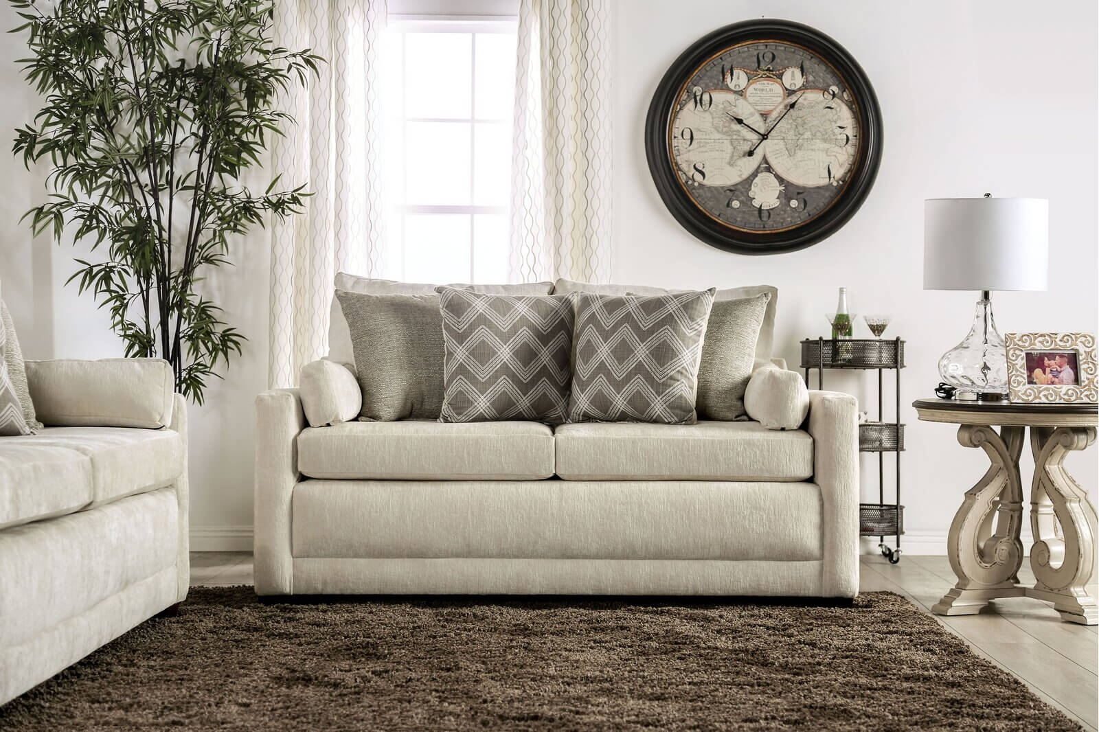 Burgess Fabric Living Room Set