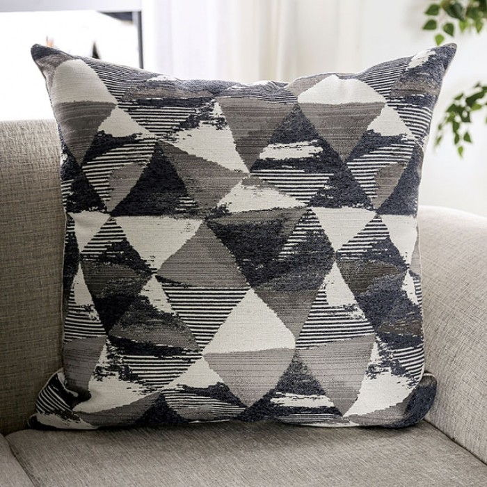 Cassani Chenille Fabric/Wood Loveseat
