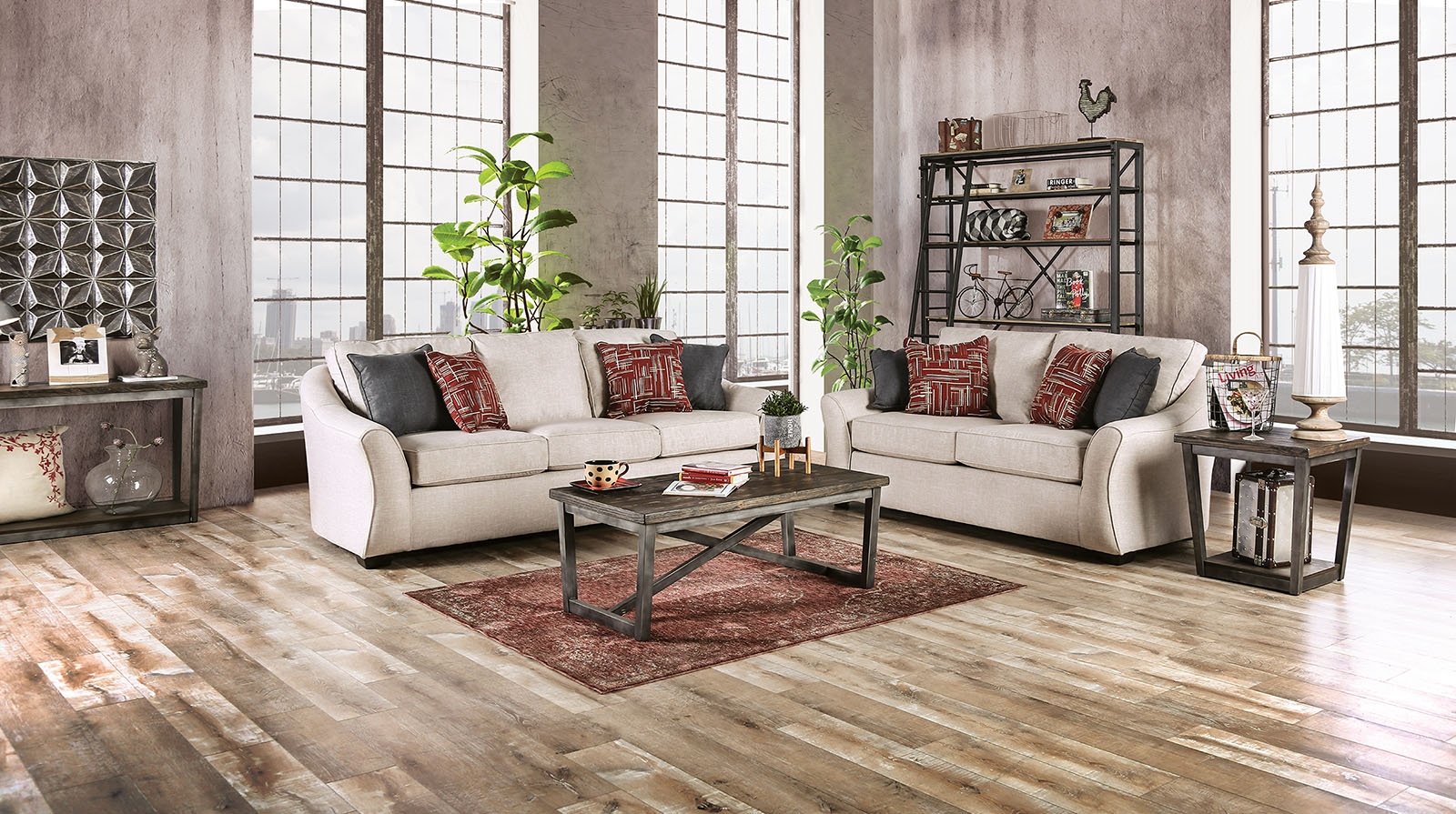 Jarrow Fabric Living Room Set