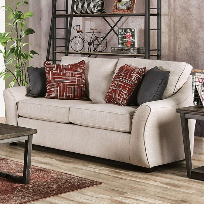 Jarrow Linen Fabric Loveseat