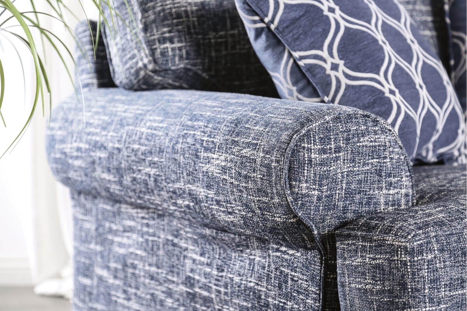 Pierpont Fabric Curved Sofa