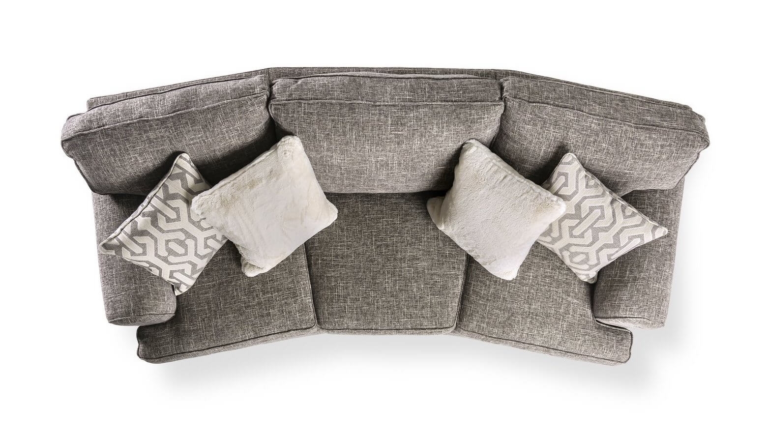 Pierpont Fabric Curved Sofa
