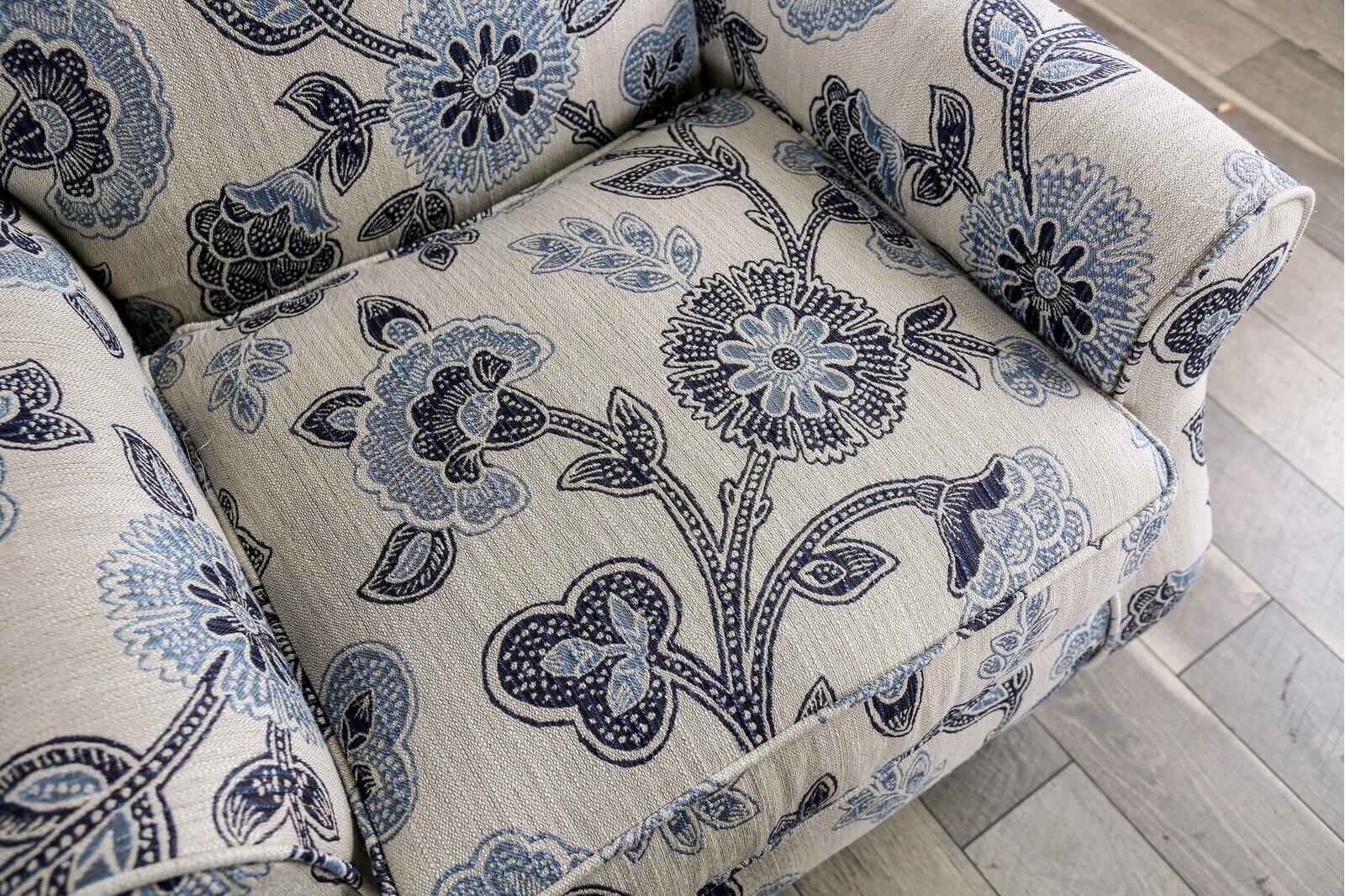 Nash Floral Pattern Fabric Chair