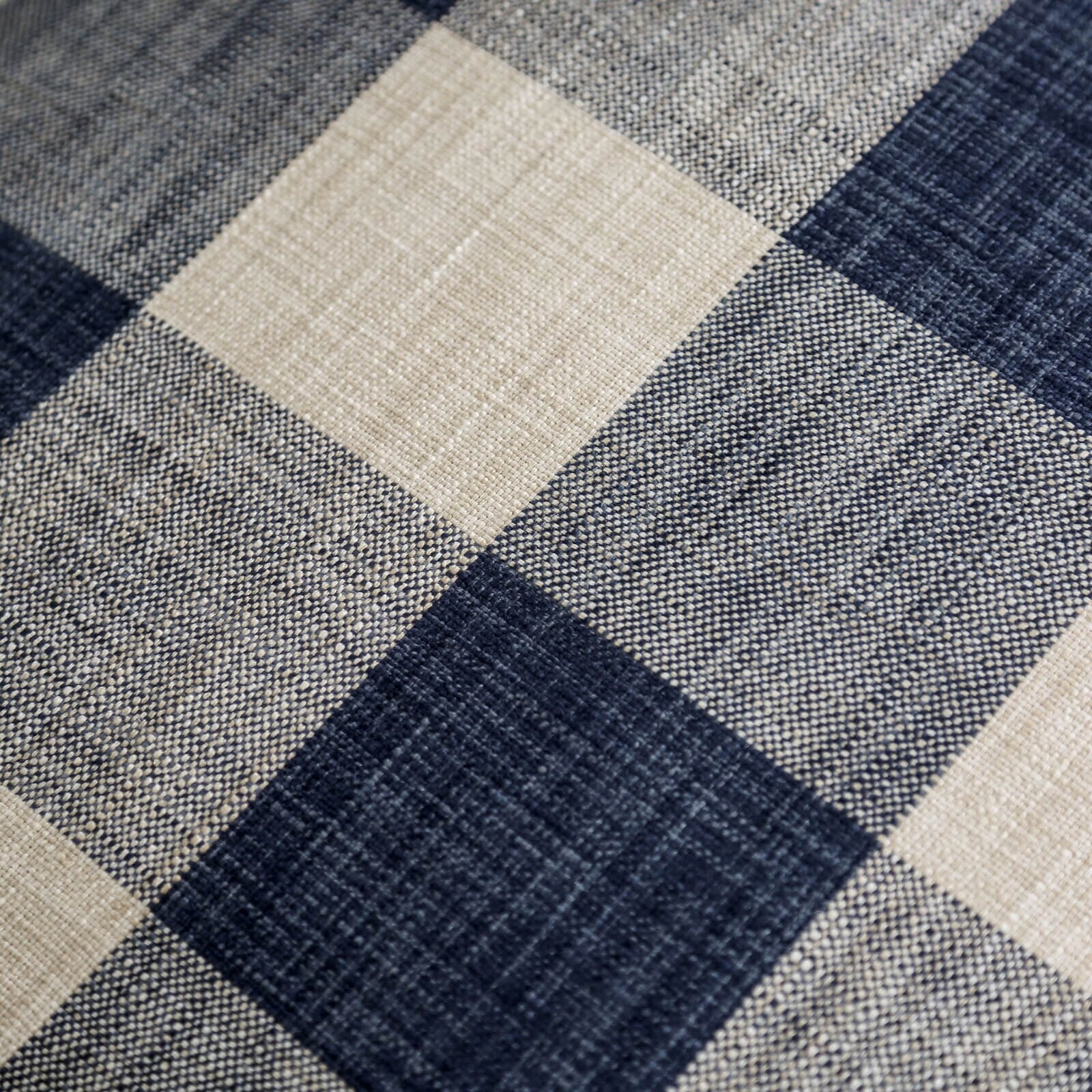 Nash Checkered Pattern Fabric Chair