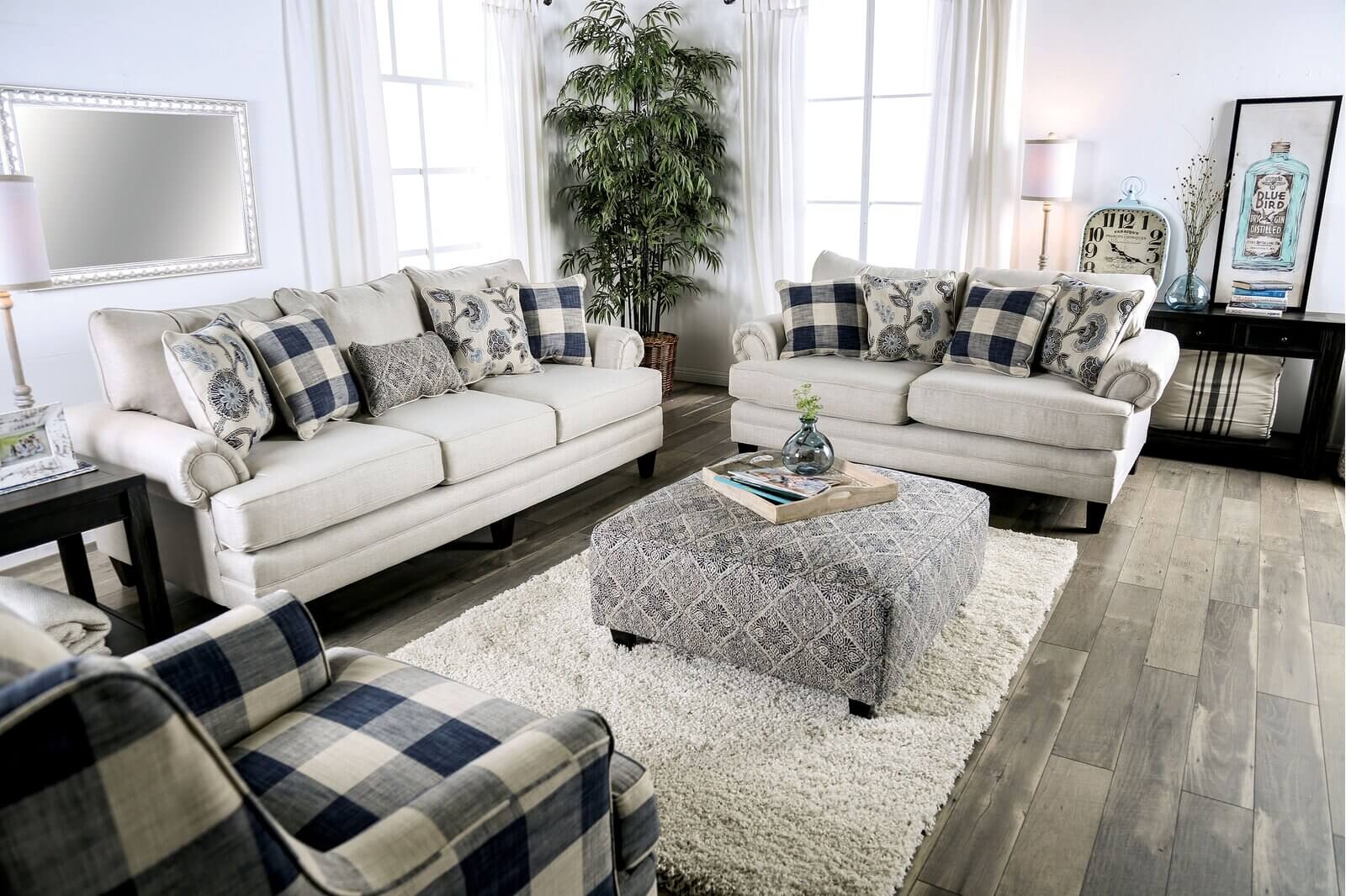 Nash Fabric Living Room Set