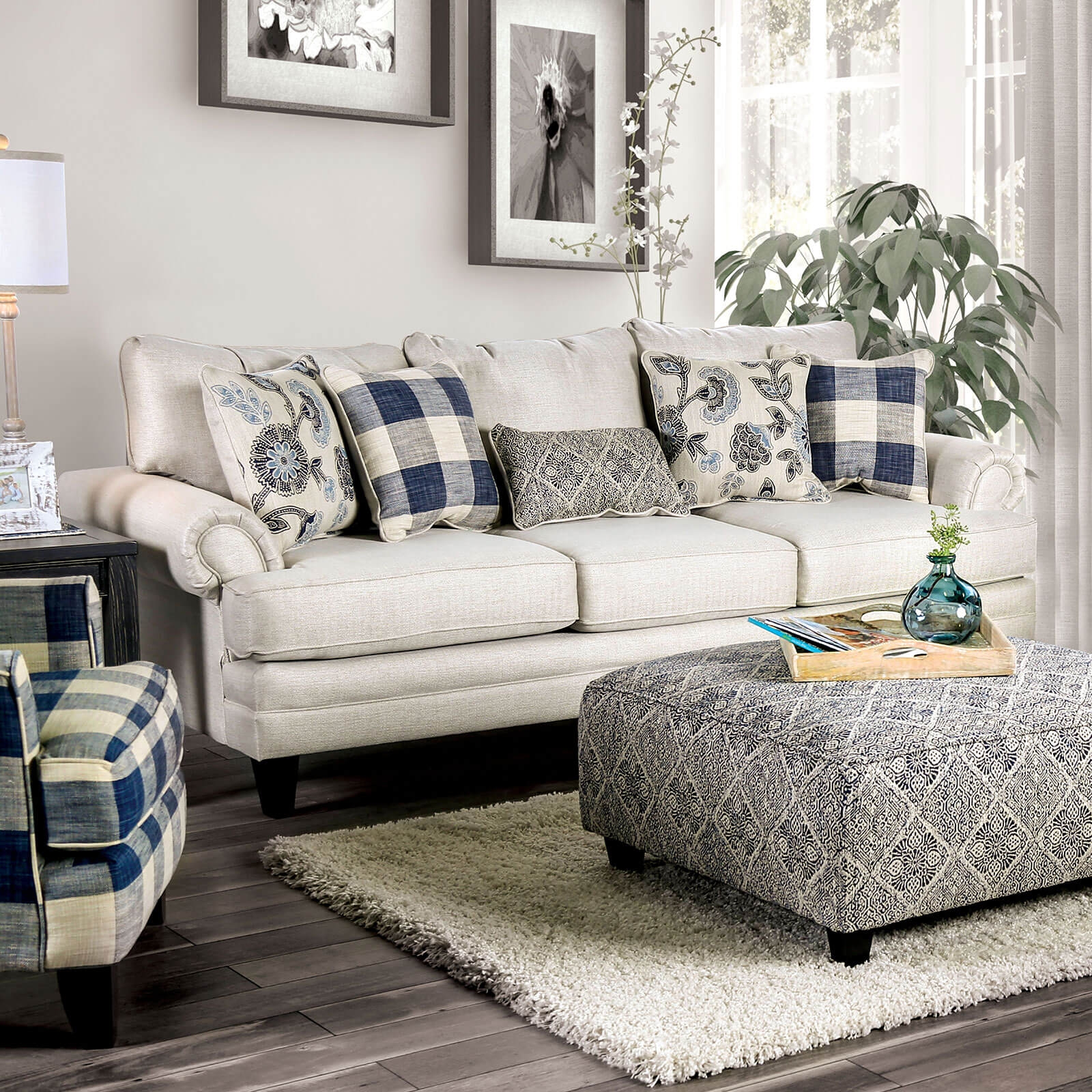 Nash Fabric Living Room Set