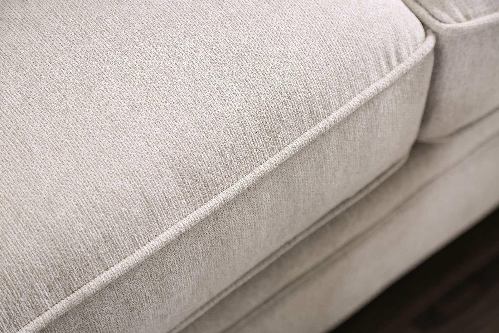 Patricia L-Shape Chenille Fabric Sectional