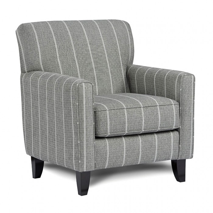 Pocklington Fabric/Wood Accent Arm Chair