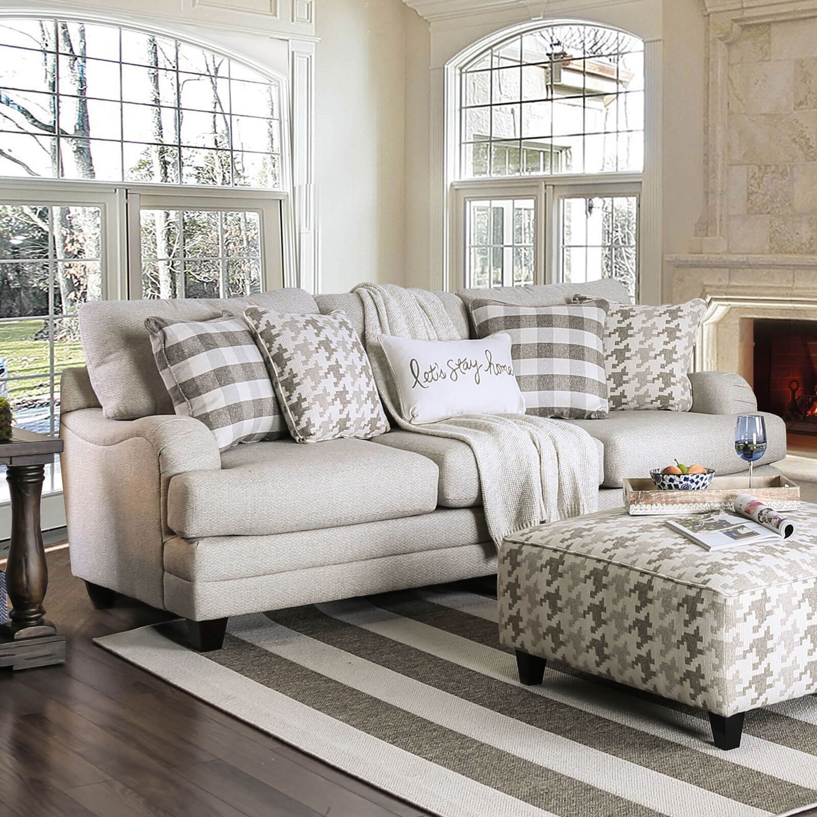 Christine Fabric Living Room Set