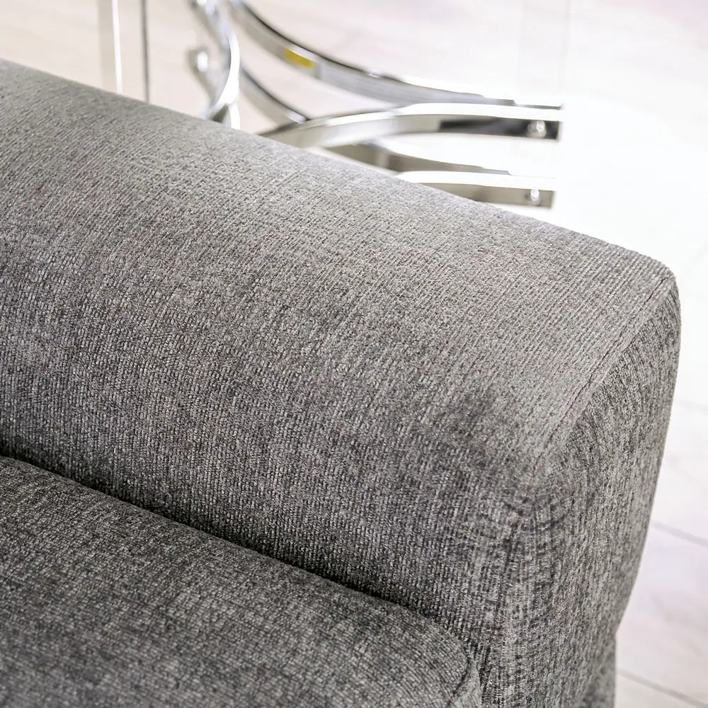 Ainsley Fabric L-Shape Reversible Sectional Sofa