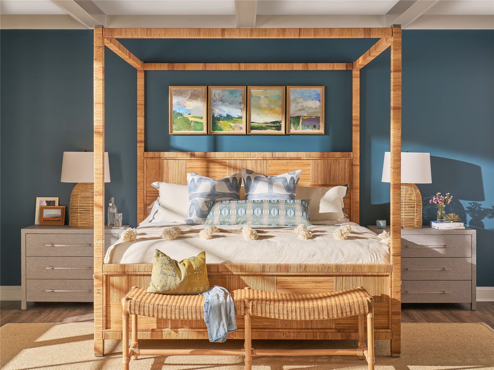 Chatham Rattan Canopy Bed