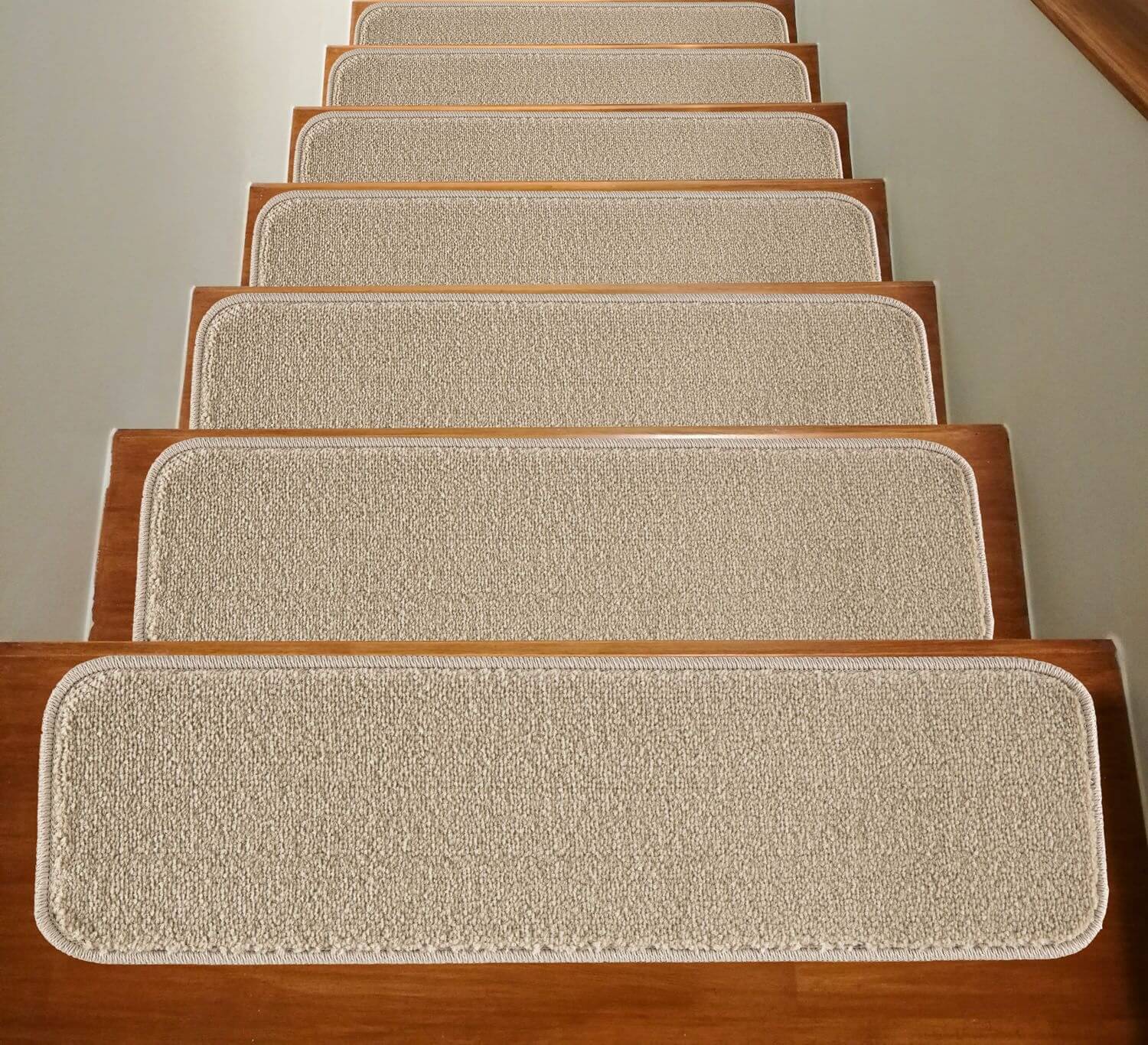 Solo SO01-102 Stair Treads 8.5" x 30" Rug (Set of 7)
