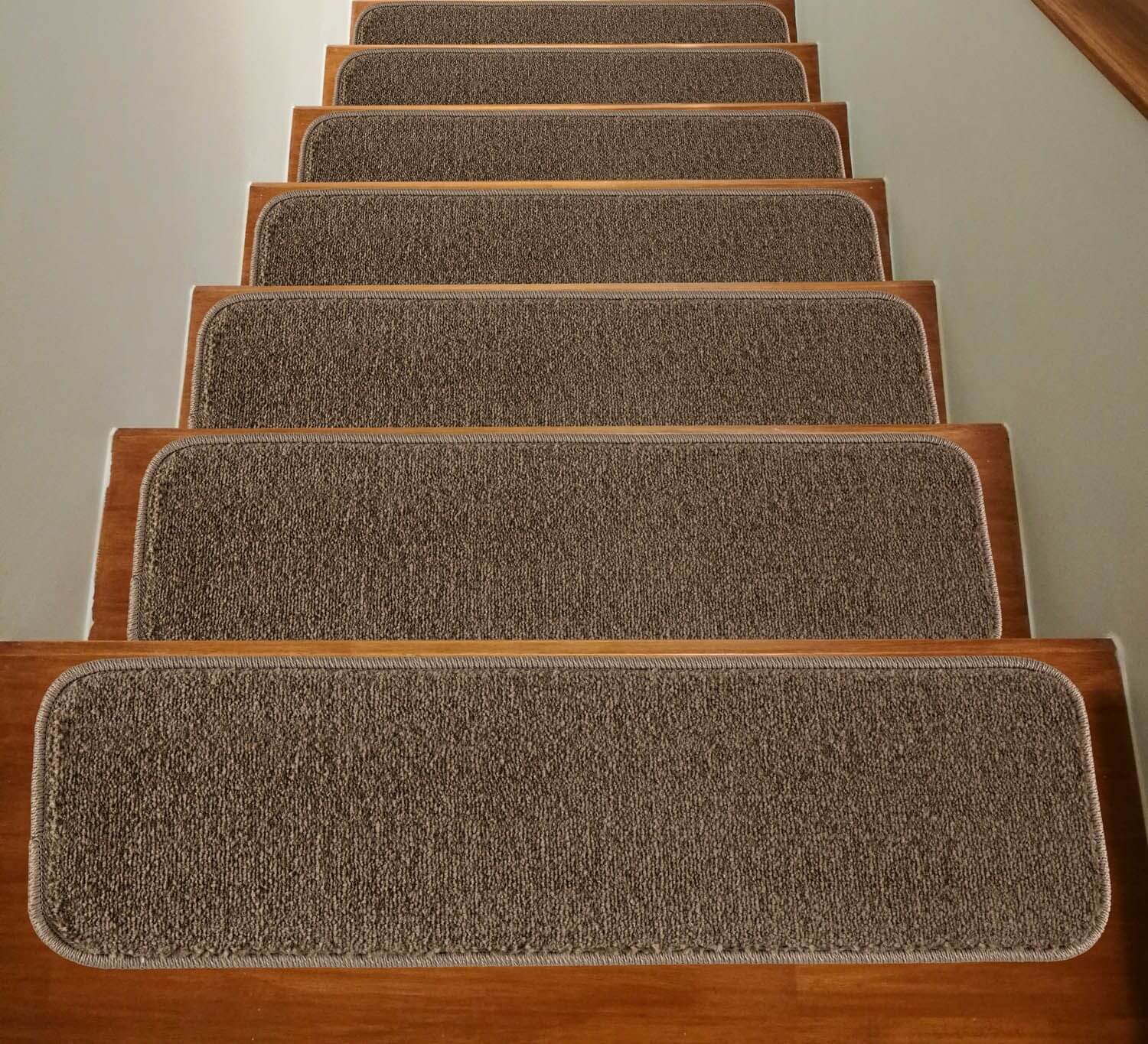 Solo SO01-115 Stair Treads 8.5" x 30" Rug (Set of 7)