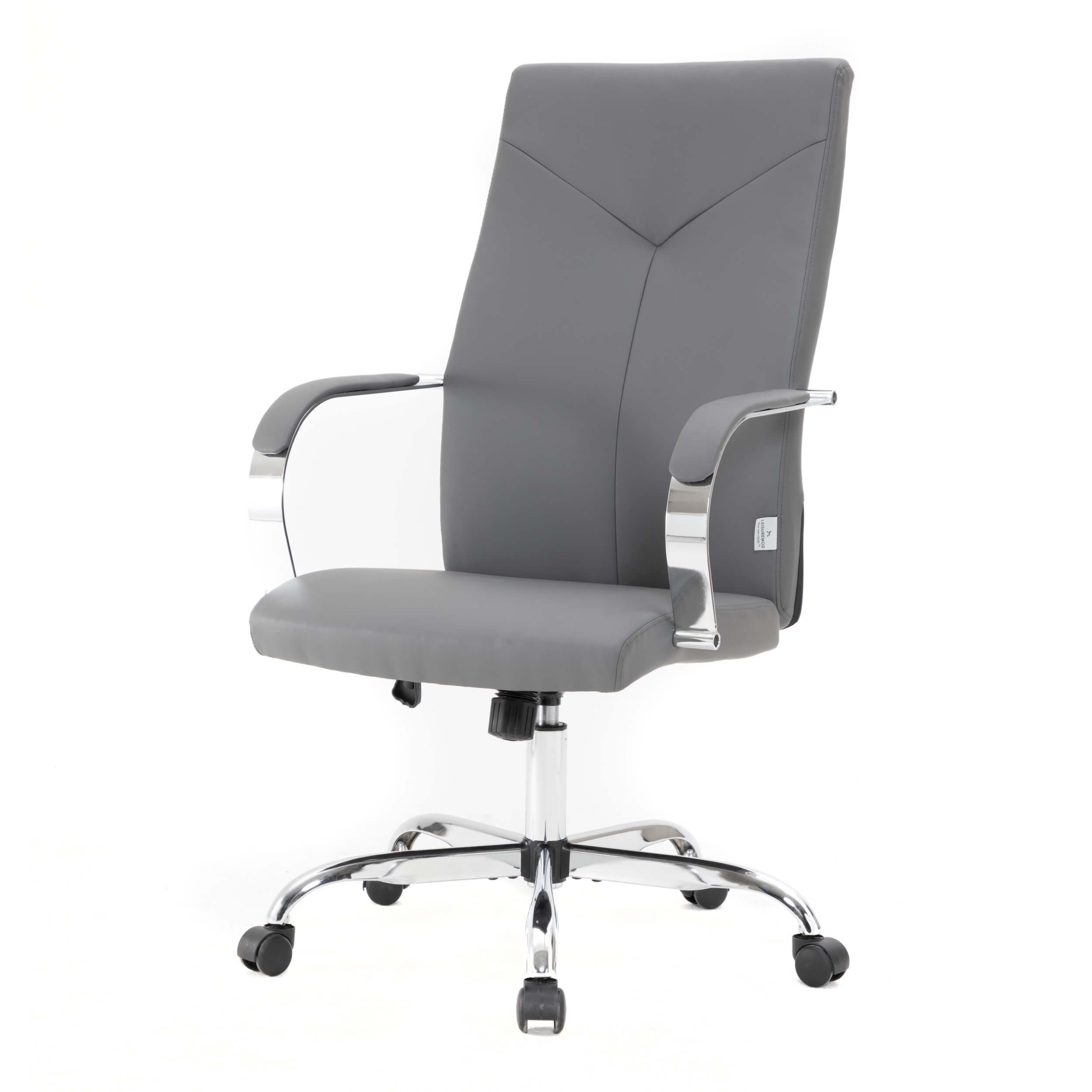 Sonora High-Back Tall Adjustable Height Swivel Leather Conference Office Chair