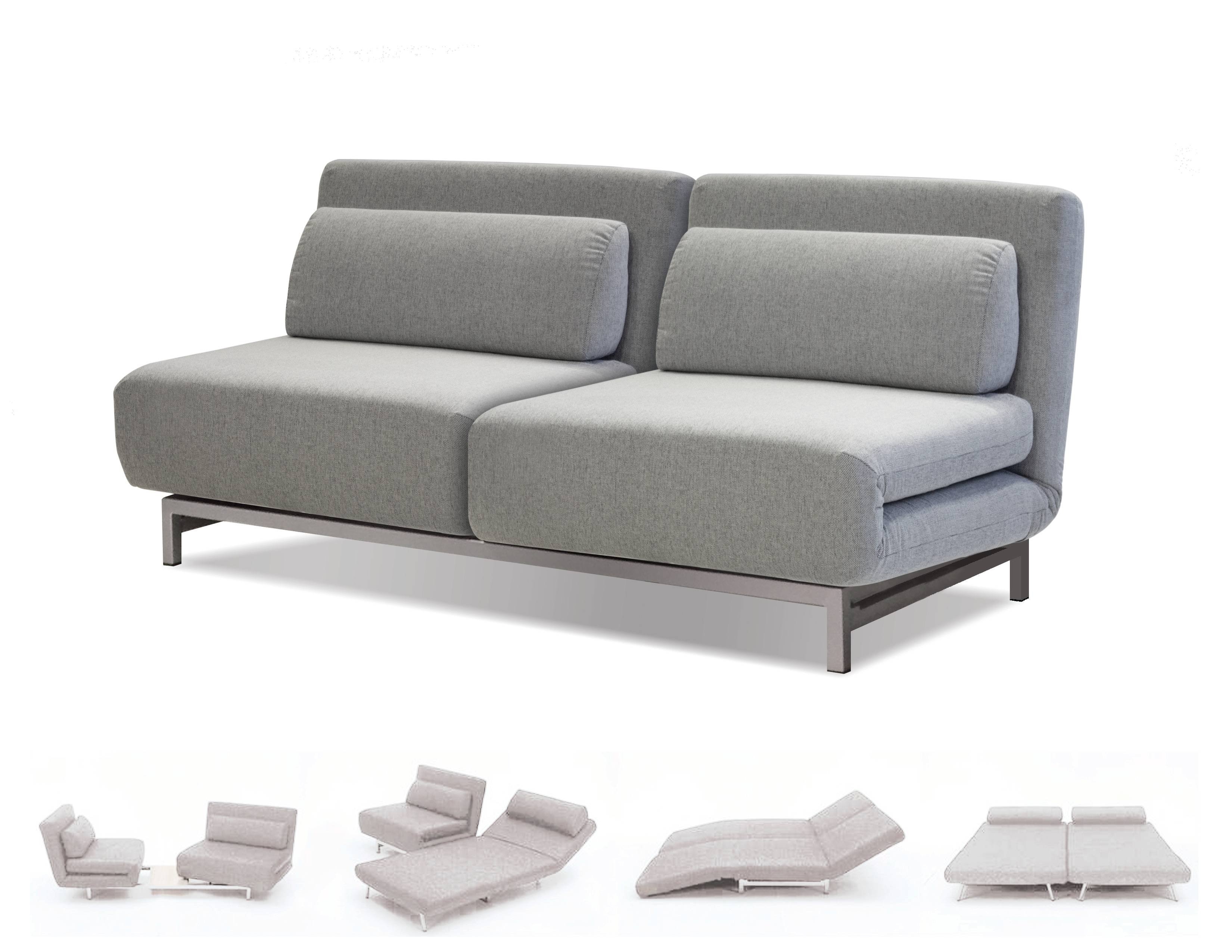 Iso Tweed Fabric Motion Sofabed