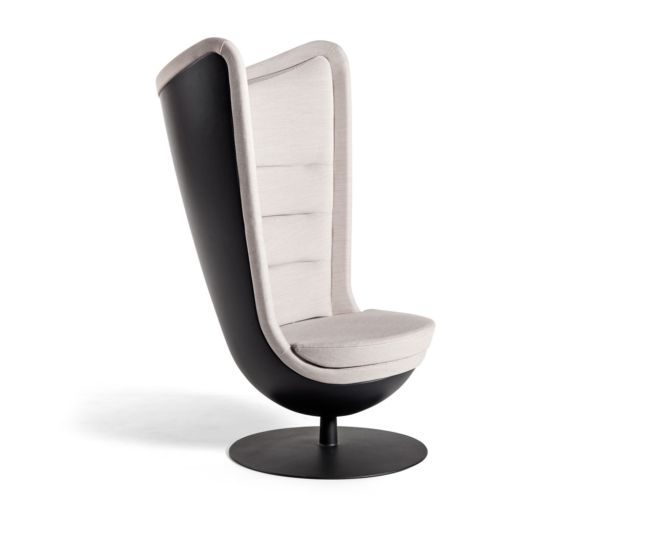Badminton Lounge Office Swivel Soft Chair, Monocolor