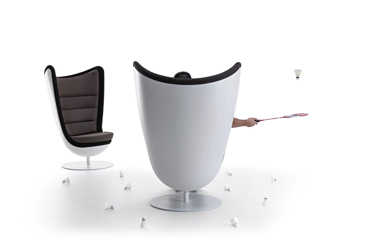 Badminton Lounge Office Swivel Soft Chair