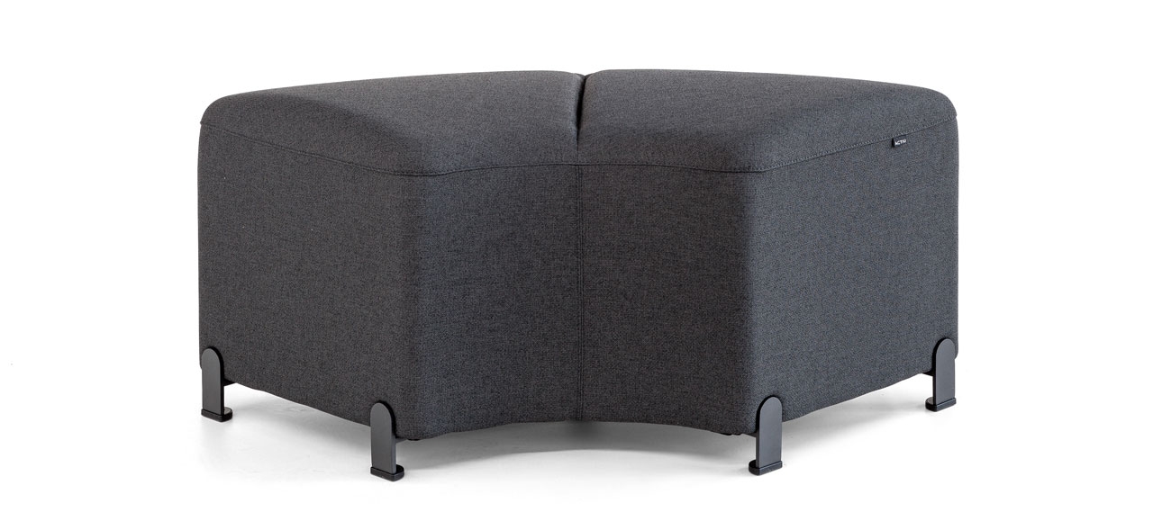 BEND Modular fabric bench