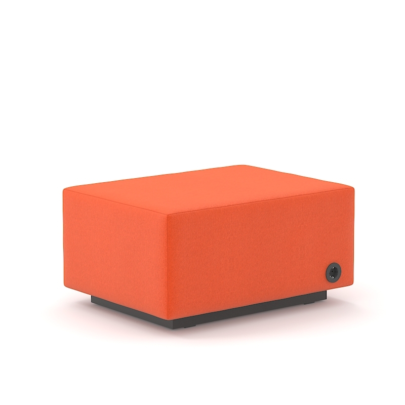 Jazz Chill Out Pouf w/USB Fast Charger 