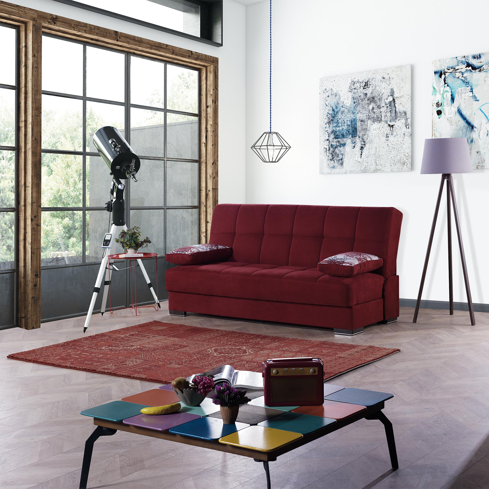 Soho Fabric Convertible Sofabed
