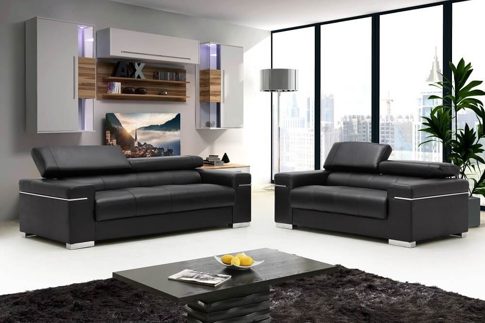 Soho Leather Living Room Set