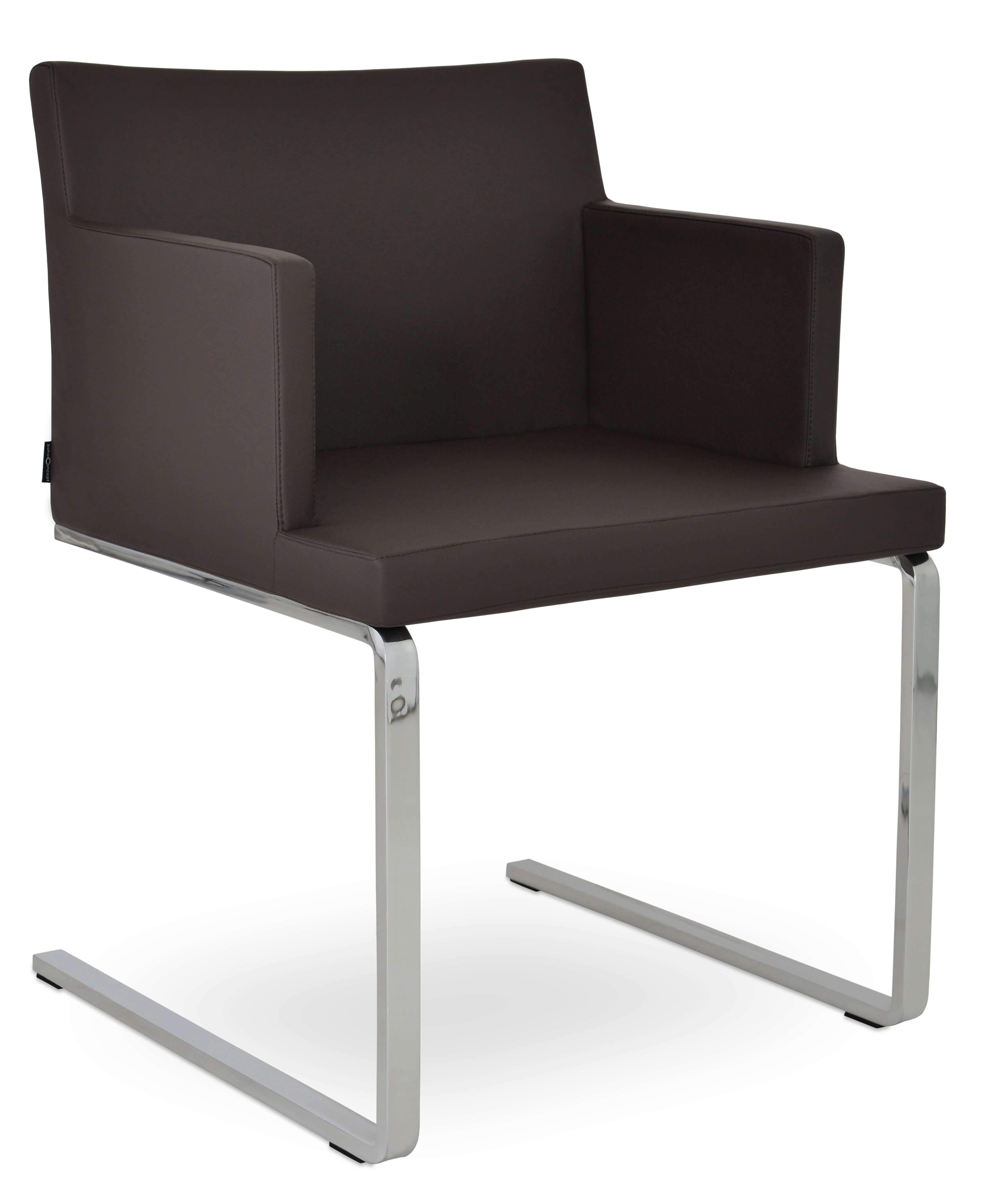 Soho Flat Metal Dining Armchair