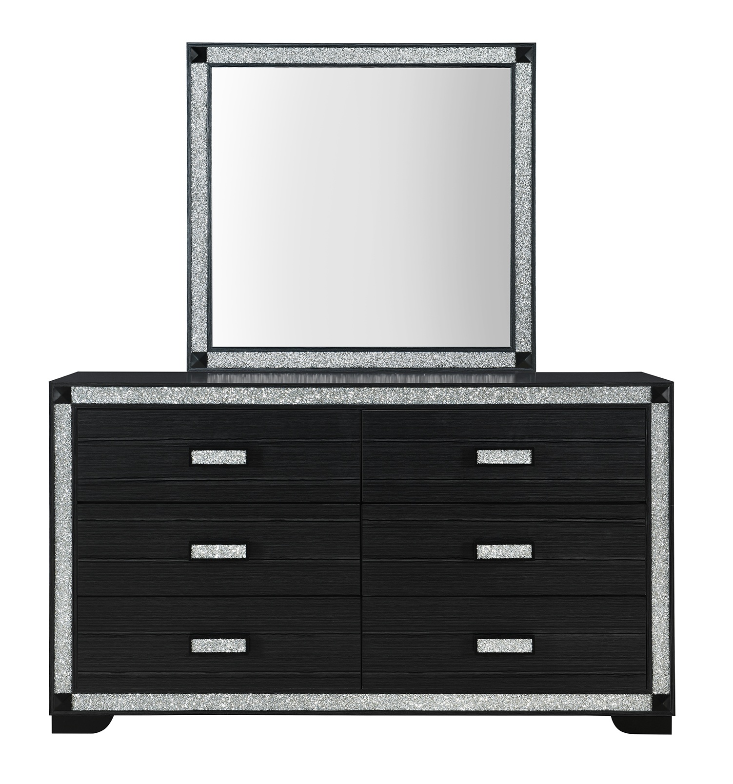 Soleil Panel Bedroom Set with LED