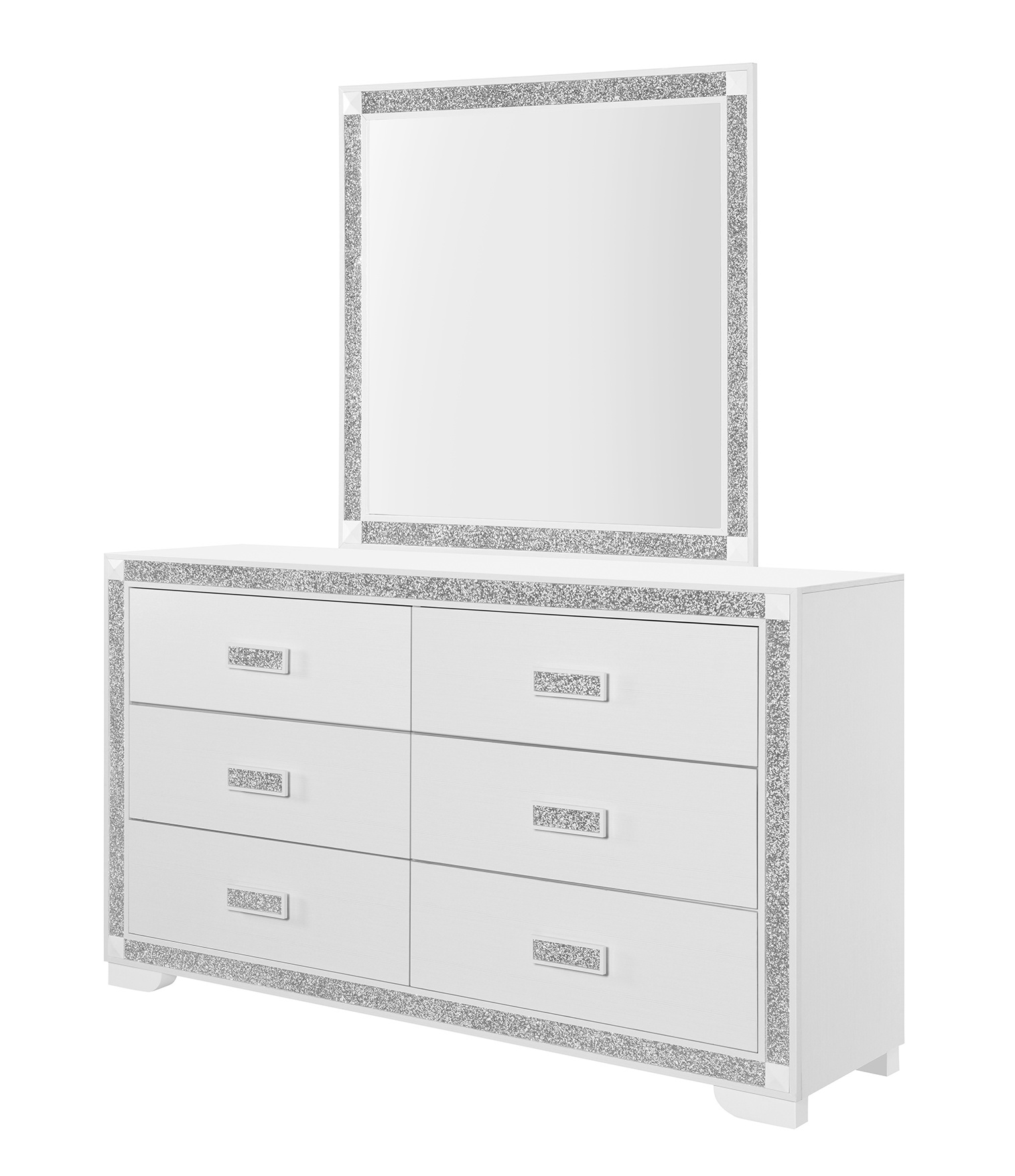 Soleil Panel Bedroom Set with LED