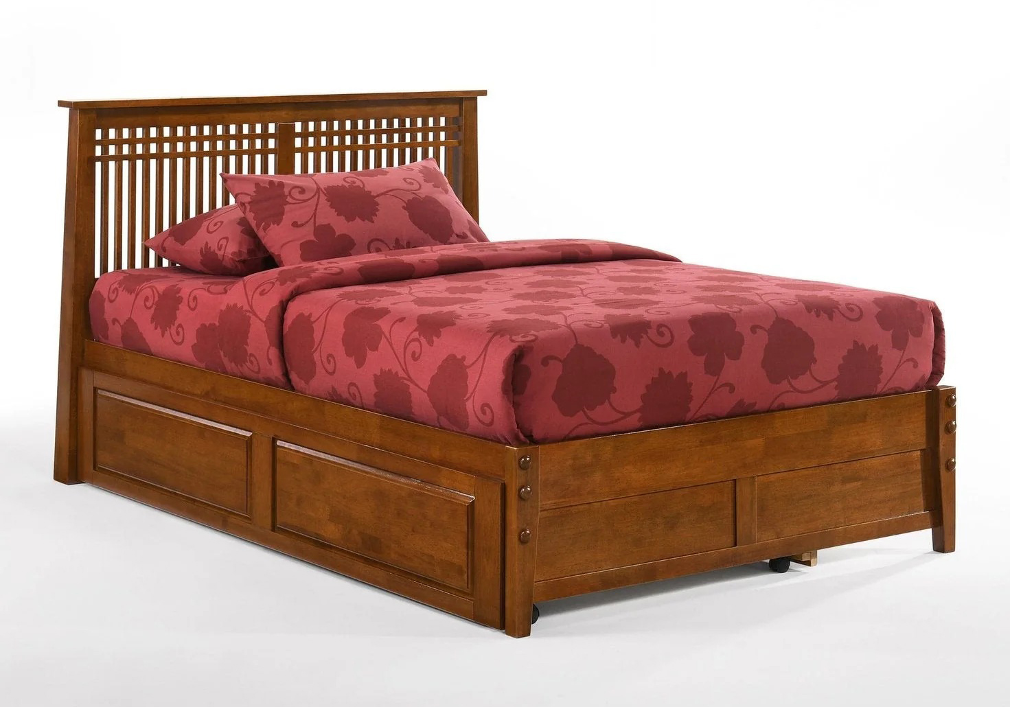 Spices Solstice Wood K-Series High/Low Platform Bed, Full Size