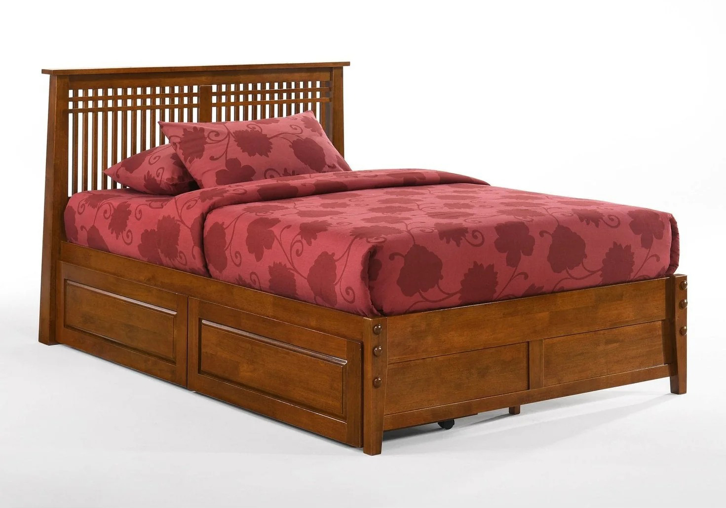 Spices Solstice Wood K-Series High/Low Platform Bed, Full Size
