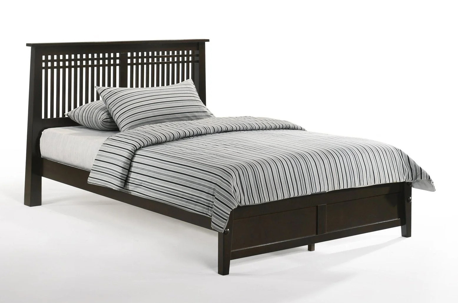 Spices Solstice Wood K-Series High/Low Platform Bed, California King Size