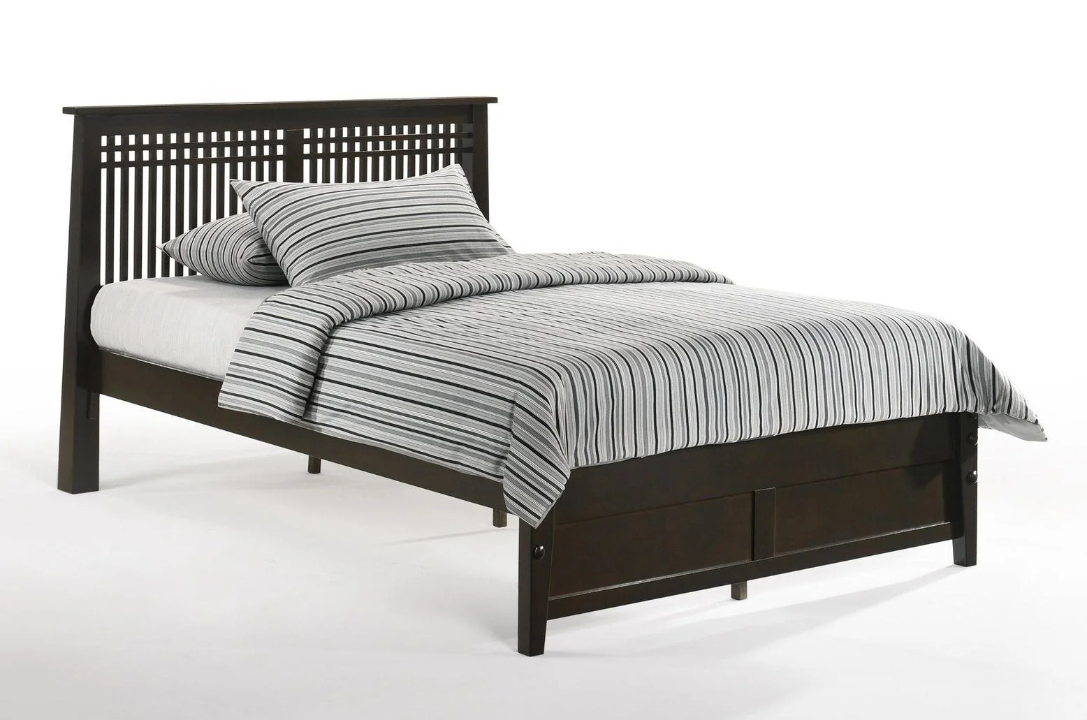 Spices Solstice Wood K-Series High/Low Platform Bed, King Size