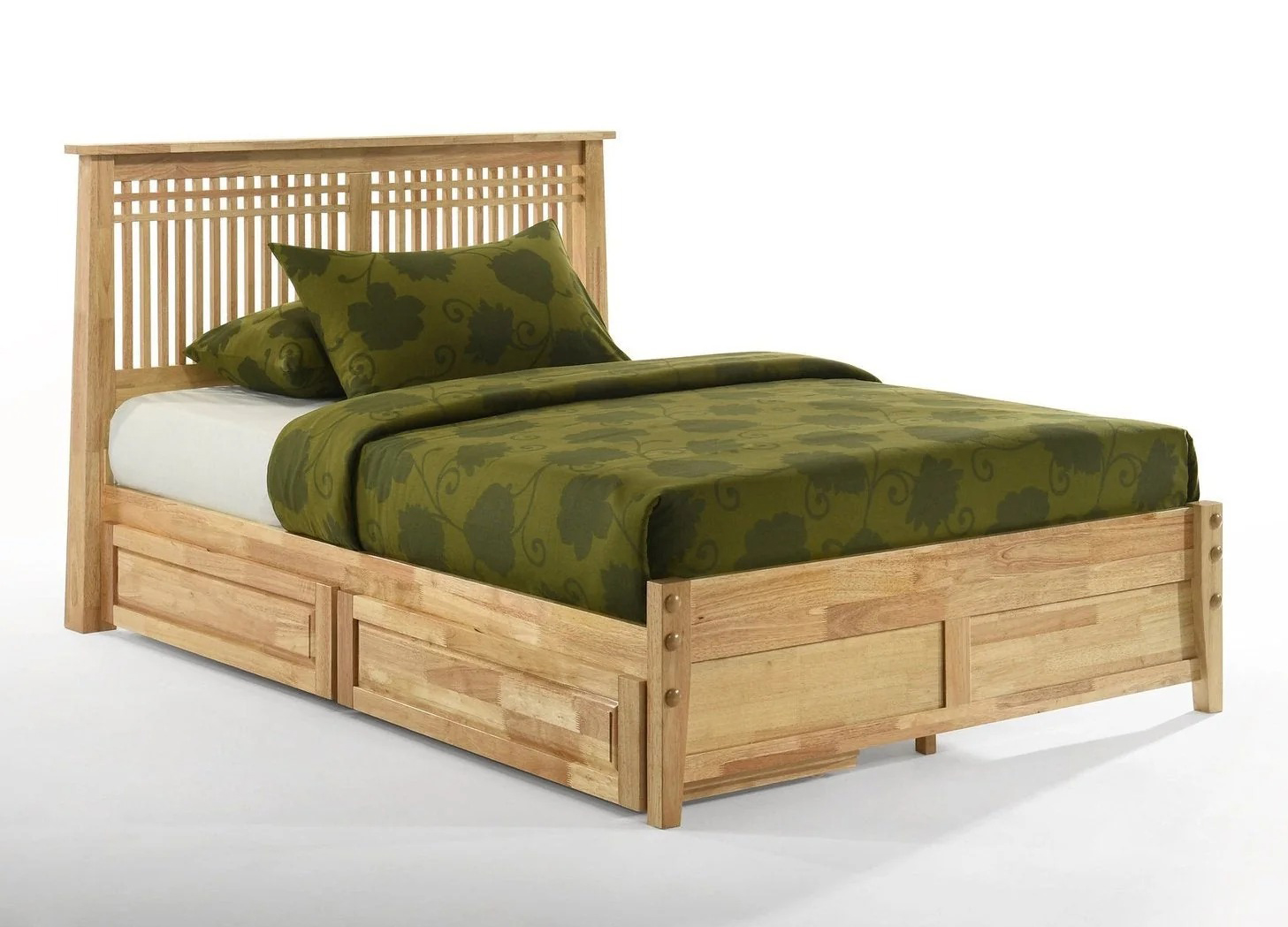Spices Solstice Wood K-Series High/Low Platform Bed, Full Size